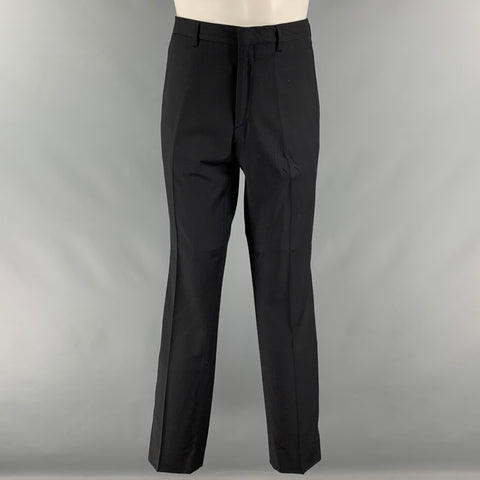 CALVIN KLEIN COLLECTION Taille 38 Smoking à revers en laine unie noire