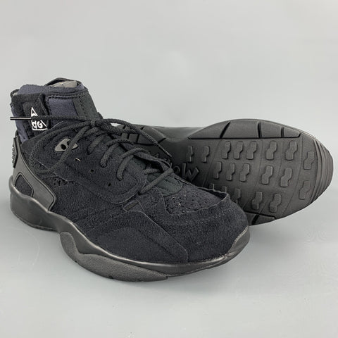 CDG x NIKE AIR MOWABB Talla 9.5 Zapatillas altas de ante negro