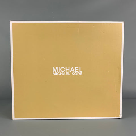 MICHAEL by MICHAEL KORS Size 7.5 Silver Leather Metallic Boots
