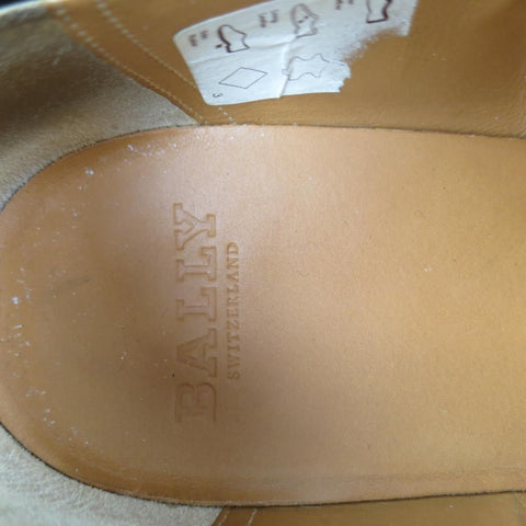 BALLY Size 7.5 Black Leather Penny Loafers