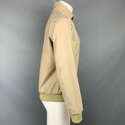 BARRACUDA Size M Khaki Cotton / Polyester Zip Fly Jacket