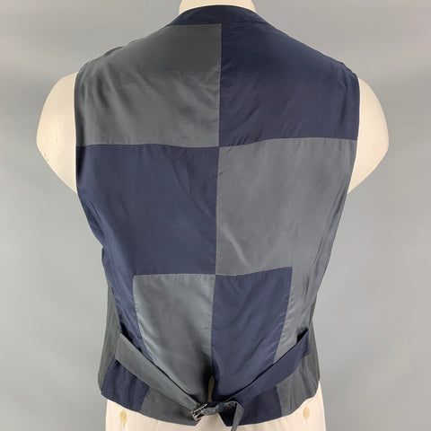 MARC by MARC JACOBS Size L Vertical Stripe Cotton &  Wool Vest