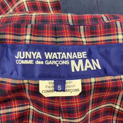 JUNYA WATANABE Size S Navy Brown Coated Canvas Nautical Jacket