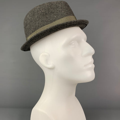 RAG & BONE Size S Gray Textured Wool Hat