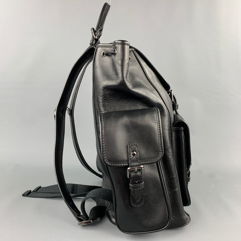 MARC by MARC JACOBS Black Leather Backpack