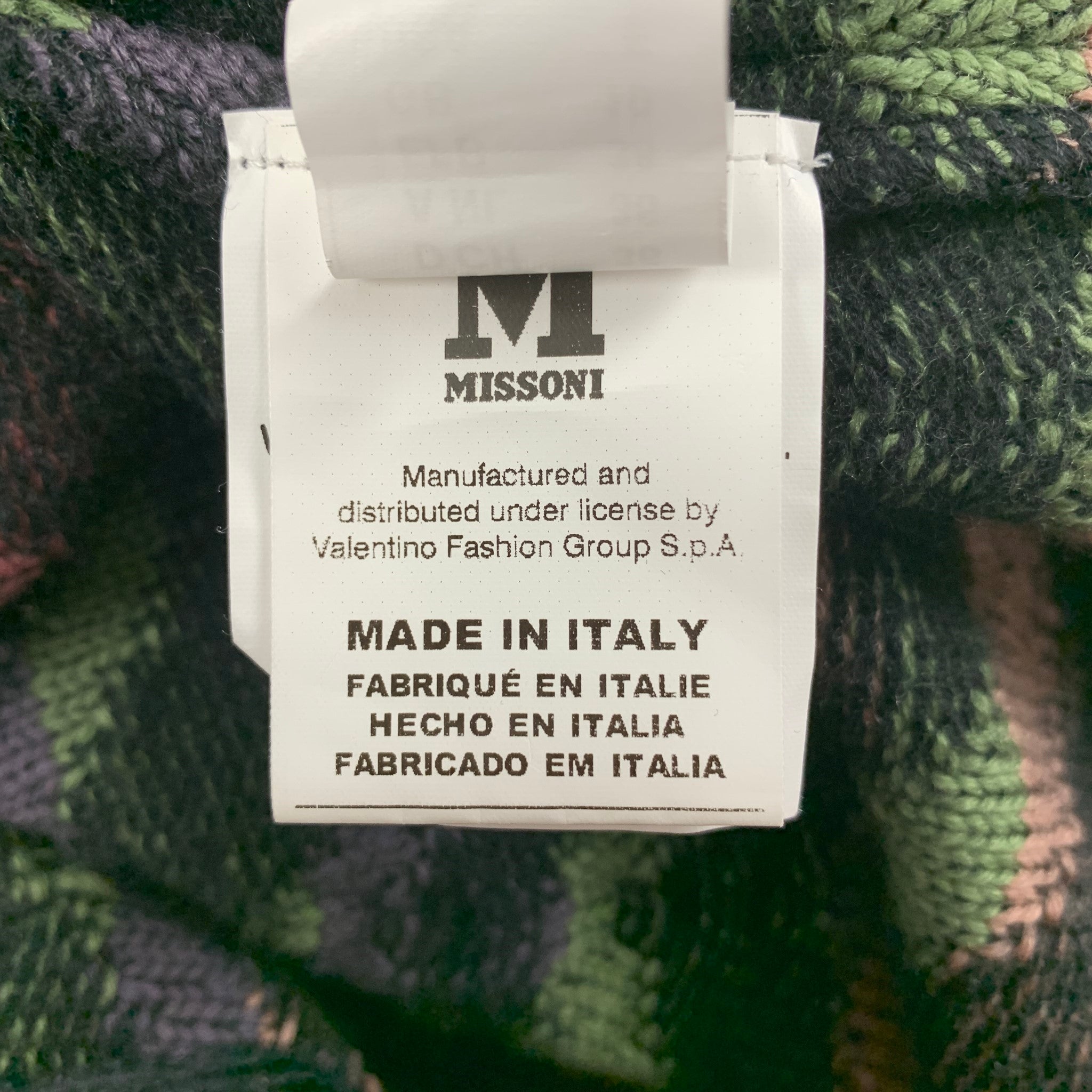 M missoni discount italia