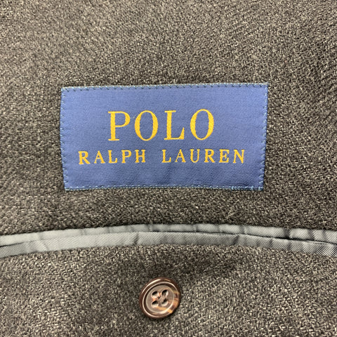POLO by RALPH LAUREN Size 40 Charcoal Wool Notch Lapel Sport Coat