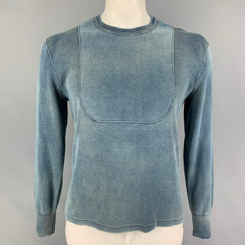 RRL by RALPH LAUREN Size L Indigo Wash Crew-Neck Pullover