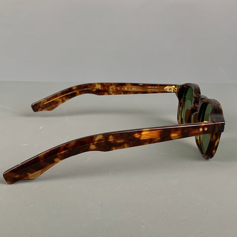 JACQUES MARIE MAGE Lunettes de soleil et lunettes en acétate marron écaille de tortue