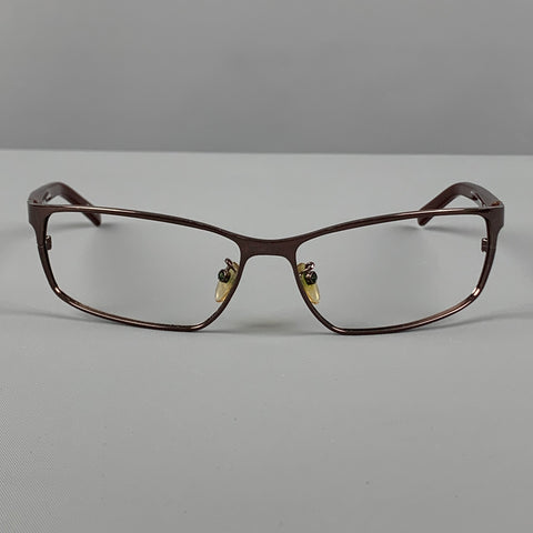 ERMENEGILDO ZEGNA Brown Acetate Metal Frames
