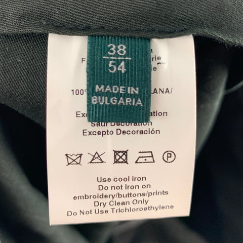 KENT and CURWEN Size 38 Grey Heather Wool Zip Fly Dress Pants