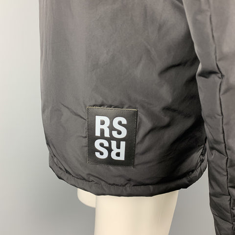 RAF SIMONS - TO THE ARCHIVES NO LONGER RELEVANT Size S Black Down Filled Jacket