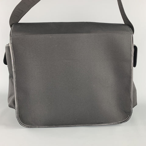 DUNHILL Nylon & Leather Mlti-Pocket Messenger Bag