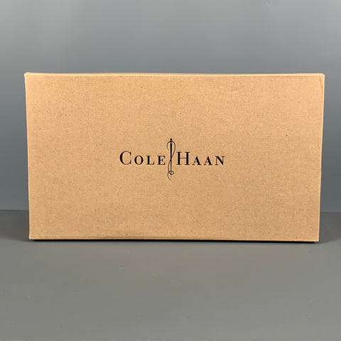 COLE HAAN Talla 9 Zapatos con cordones y punta dividida de cuero negro