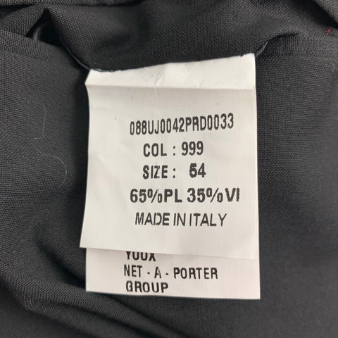 8 BY YOOX Size 44 Black & White Contrast Stitch Viscose Blend Sport Coat