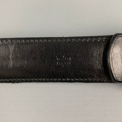 RALPH LAUREN Size 38 Black Leather Belt
