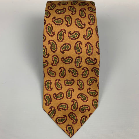 POLO by RALPH LAUREN Brown Paisley Silk Tie