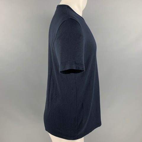 THEORY Size M Navy Modal Blend Jersey T-shirt
