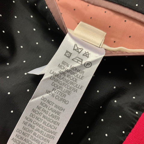 PAUL SMITH Size 38 Pink Mohair Wool Notch Lapel Suit