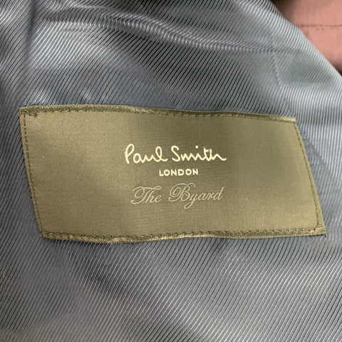PAUL SMITH The Byard Size 42 Burgundy Corduroy Cotton Single Breasted Sport Coat