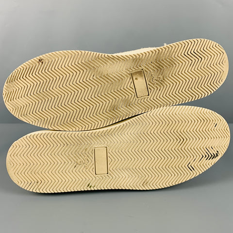 COMMON PROJECTS Size 9 Natural Leather Lace Up Sneakers