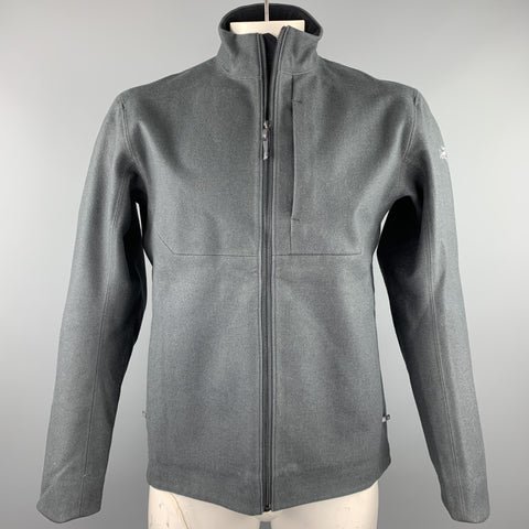 ARCTERYX Size M Slate Wool Zip Up High Collar Diplomat Jacket