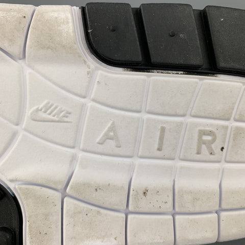 Zapatillas de deporte con cordones de cuero blanco y azul con estampado NIKE talla 11.5