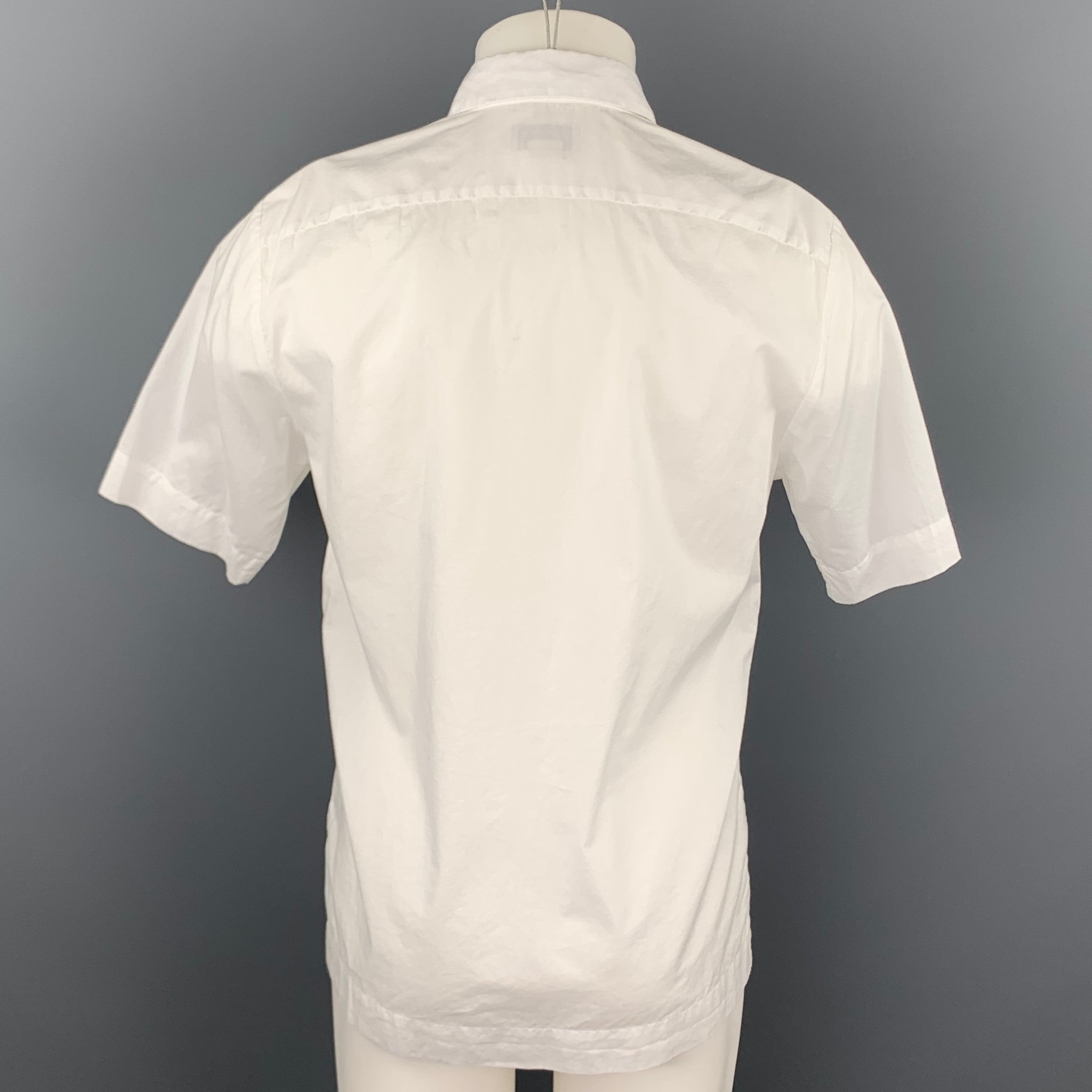 DRIES VAN NOTEN Verner Panton S/S 19 Size M White & Blue Hand