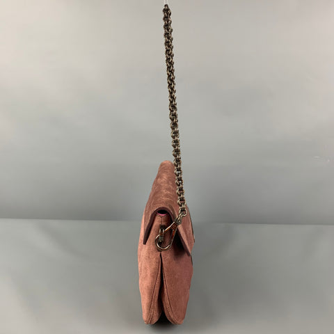 PRADA Sac à bandoulière en daim rose Sac à main