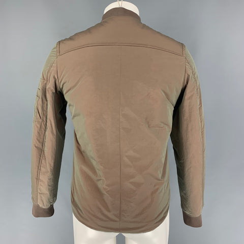 ACNE STUDIOS Taille 34 Veste bomber irisée en nylon vert olive
