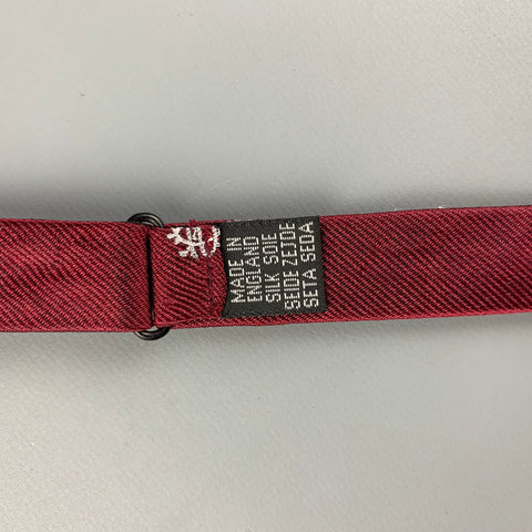 TALLY HO Burgundy Print Silk Tie