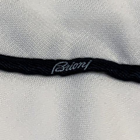 BRIONI Size 34 White Solid Cotton Zip Fly Dress Pants