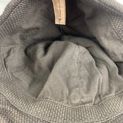 PROSPECTIVE FLOW Charcoal Woven Cotton Hats