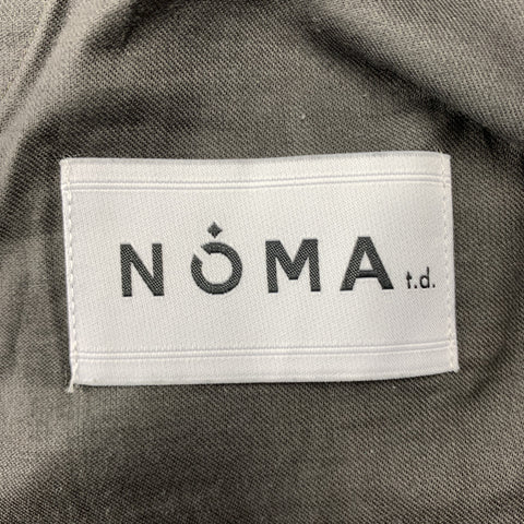 NOMA T.D. Size 34 Olive Cotton Zip Fly Pleated Casual Pants