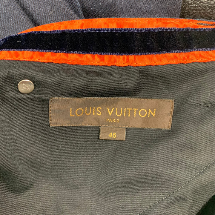 LOUIS VUITTON Size 36 Indigo Cotton Zip Fly Casual Pants