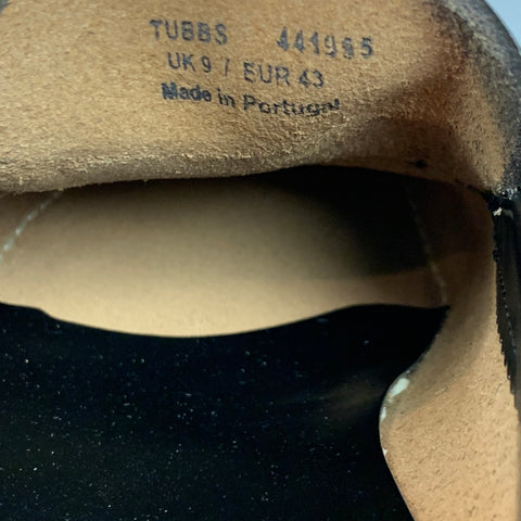 PS by PAUL SMITH Size 9 Black & Green Leather Slip On Loafers