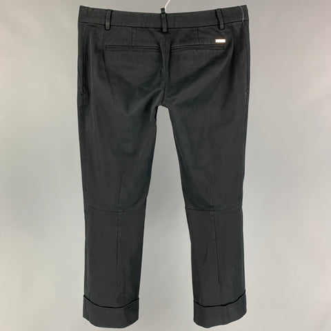 DSQUARED2 Talla 8 Pantalones casuales recortados negros