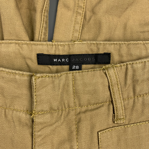 MARC by MARC JACOBS Size 28 Khaki Cotton Cargo Shorts