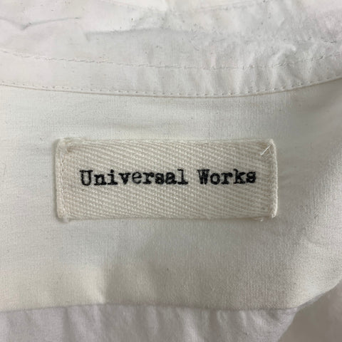 UNIVERSAL WORKS Size M White Cotton Long Sleeve Shirt