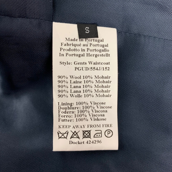 PS by PAUL SMITH Size S Midnight Blue Wool / Mohair Vest