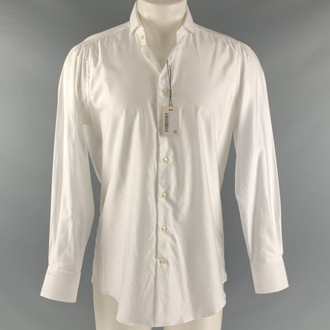 SUITSUPPLY Taille M Chemise blanche boutonnée à manches longues