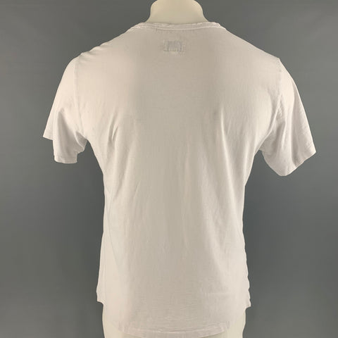 RAG & BONE Size L White Cotton Short Sleeve T-shirt