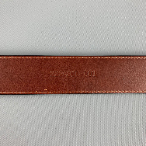 RALPH LAUREN Size 32 Black Textured Lizard Belt