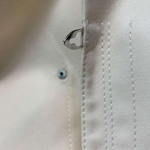 GIANNI VERSACE Talla Pecho 42 Crema Chaqueta cruzada