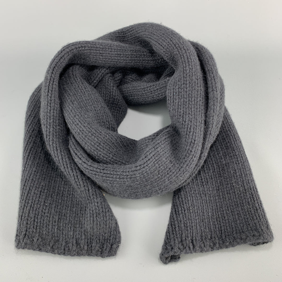 MARC JACOBS Navy Cashmere Scarf