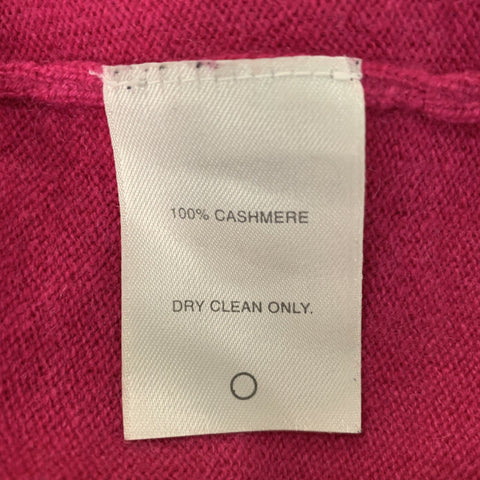 CLASSIQUES ENTIER Size S Fuchsia Cashmere Solid Pullover