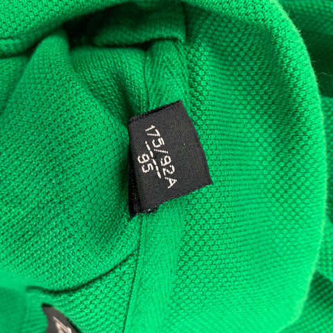 TOM FORD Size S Green Pique Buttoned Collar Polo