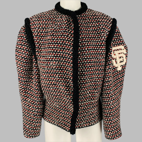 GUCCI MLB Giants Otoño 2018 Talla 4 Chaqueta con adornos de poliamida multicolor negra