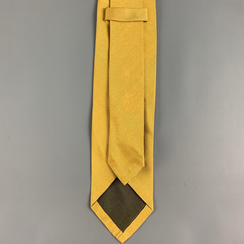 MICKY Gold Silk Tie