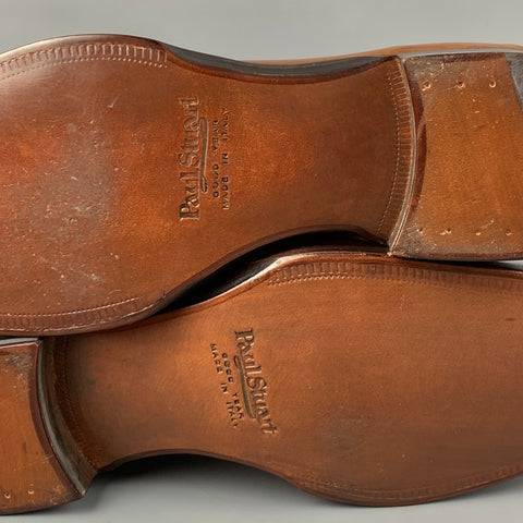 PAUL STUART Size 11 Tan Antique Leather Pull On Boots